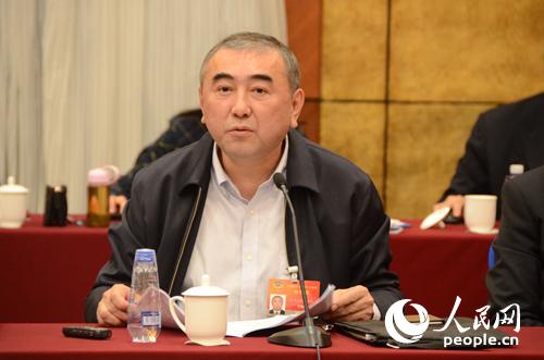 全国政协委员,新疆维吾尔自治区卫生厅副厅长伊尔扎提·扎达.