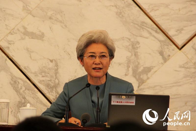 十二屆人大四次會議新聞發言人傅瑩答記者問