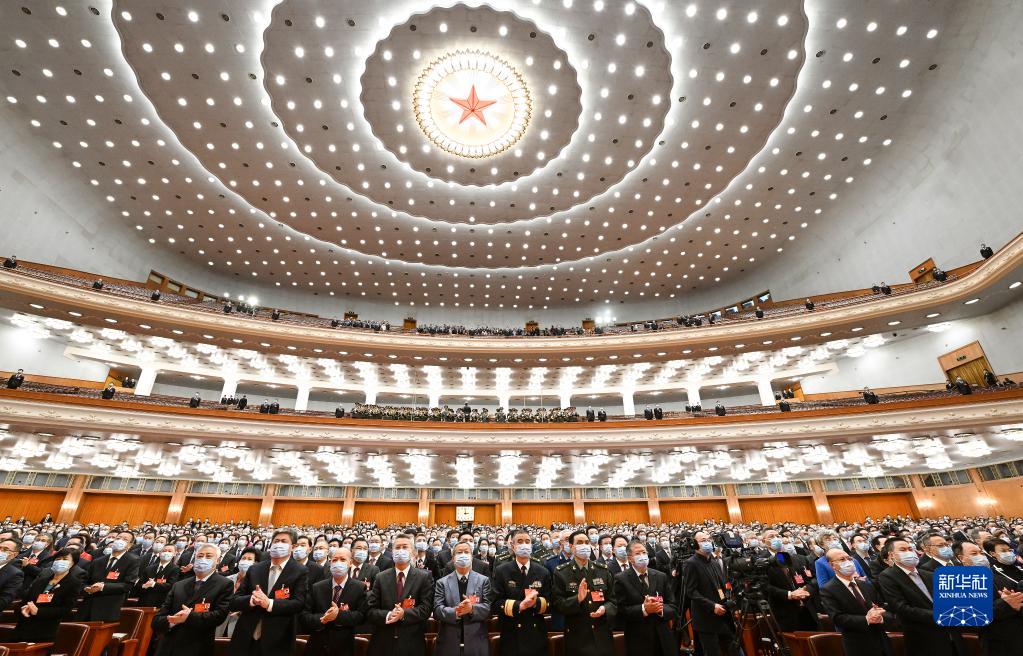 全国政协十三届五次会议在京开幕。新华社记者 饶爱民 摄