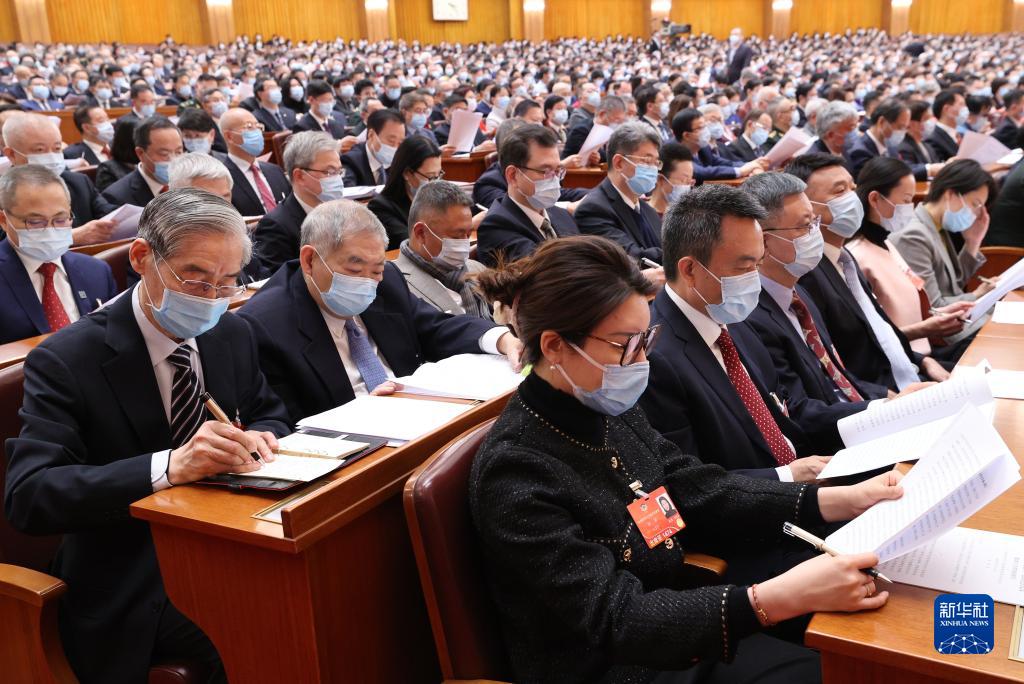 全国政协十三届五次会议在京开幕。新华社记者 金立旺 摄