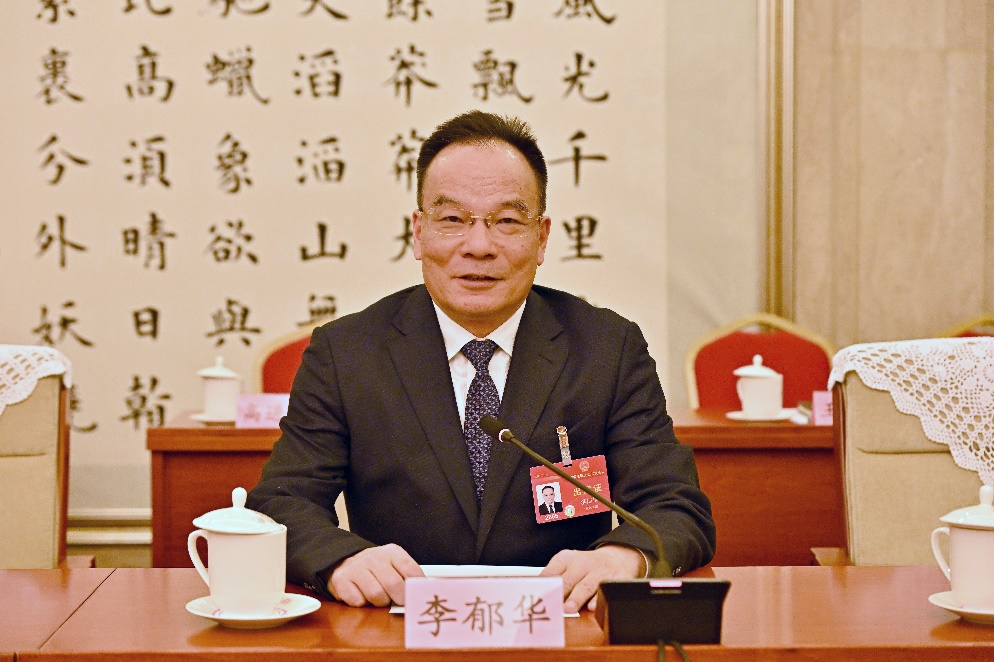 全國人大代表、寧夏回族自治區發展改革委主任李郁華。受訪者供圖。