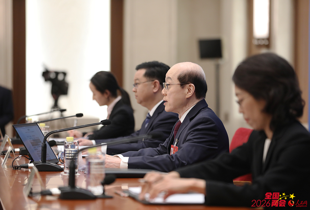 全国政协十四届四次会议新闻发布会。人民网记者 尹星云摄