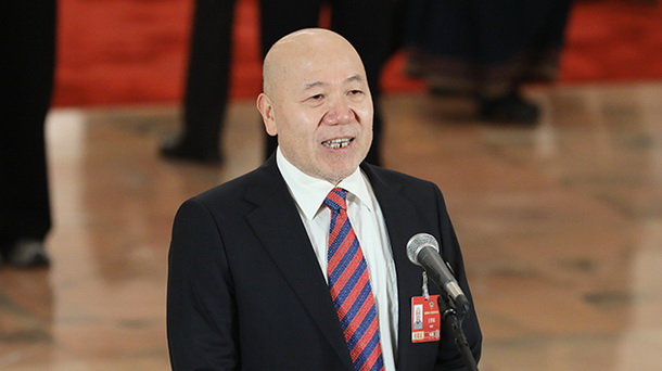 全国政协委员王勇峰接受媒体采访