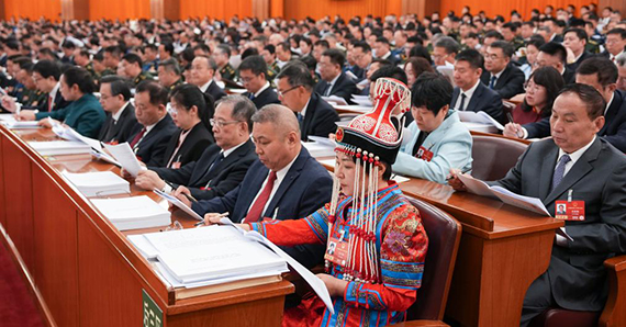 十四屆全國人大四次會議開幕會在京舉行