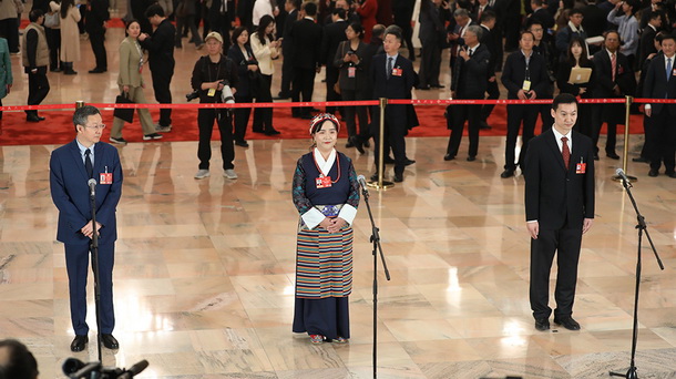 第二场“委员通道”集体采访