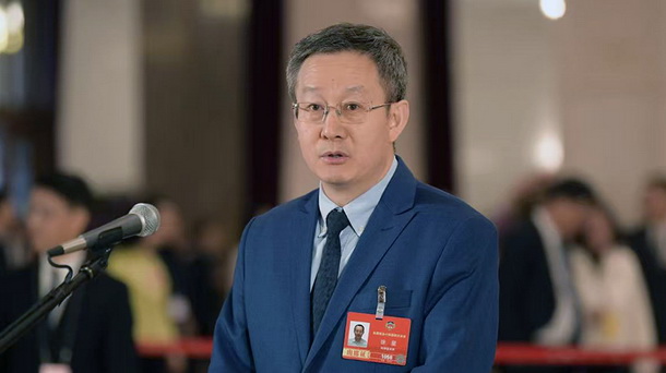 全国政协委员徐星接受媒体采访