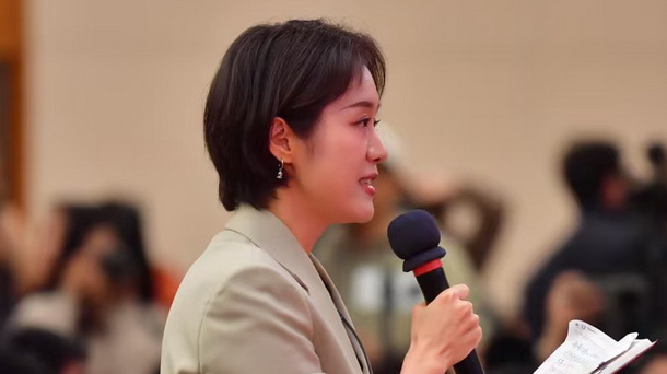 环球时报记者现场提问