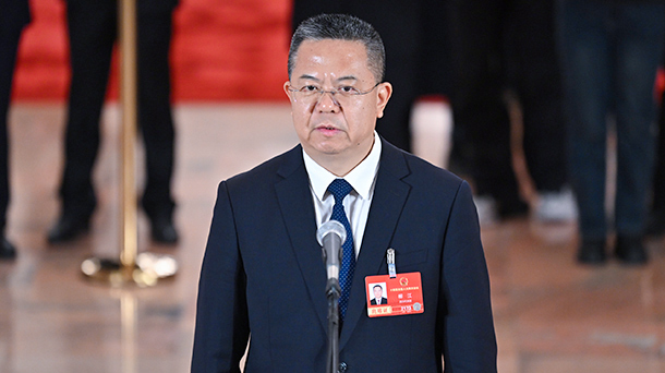 全國人大代表柳江接受媒體採訪