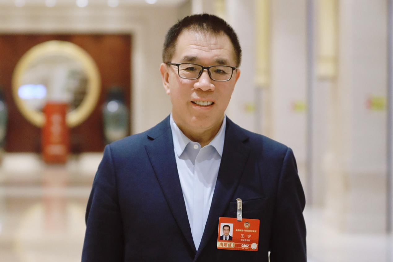 全国政协委员，国家大剧院党组书记、院长王宁。人民网记者 尹星云摄